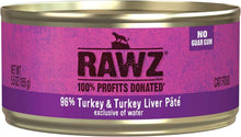Natural Pate Wet Cat Food: Rawz Turkey & Liver, No BPA