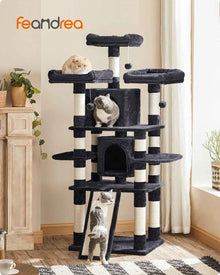 67-Inch Cat Tree: Multi-Level Fun for Large Cats