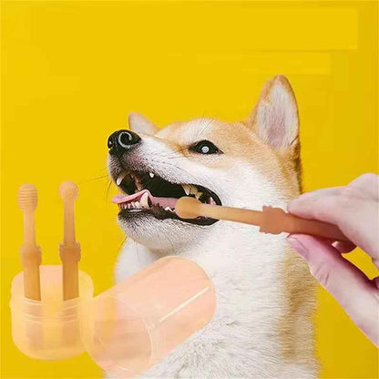 Pet Dental Care Silicone Toothbrush