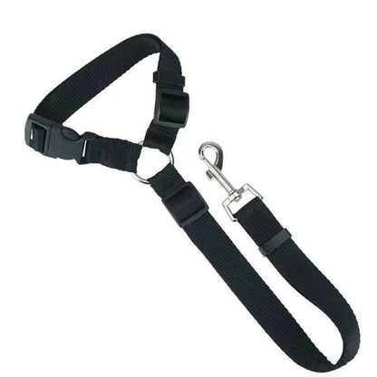 SafeRide DuoLeash: 2-in-1 Dog Car Seat Belt & Walking Leash