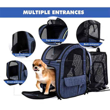 Durable Expandable Pet Backpack for Travel & Adventures