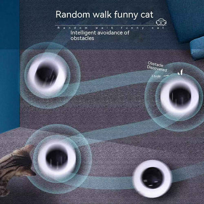 WhirlPlay UFO Teaser: Smart USB Cat Feather Toy for Fun