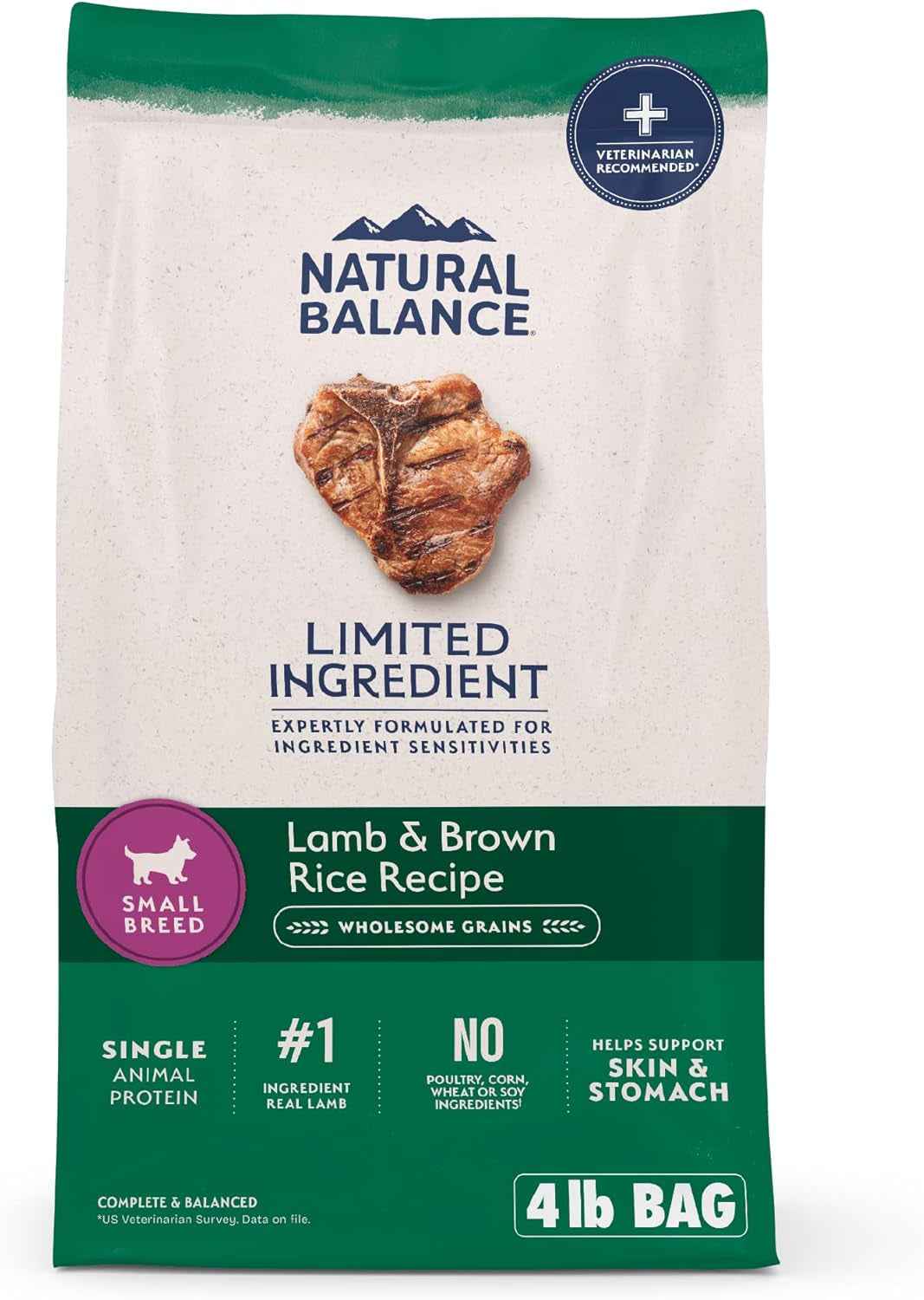 Lamb & Rice Small-Breed Dog Food: Natural Balance Nutrition