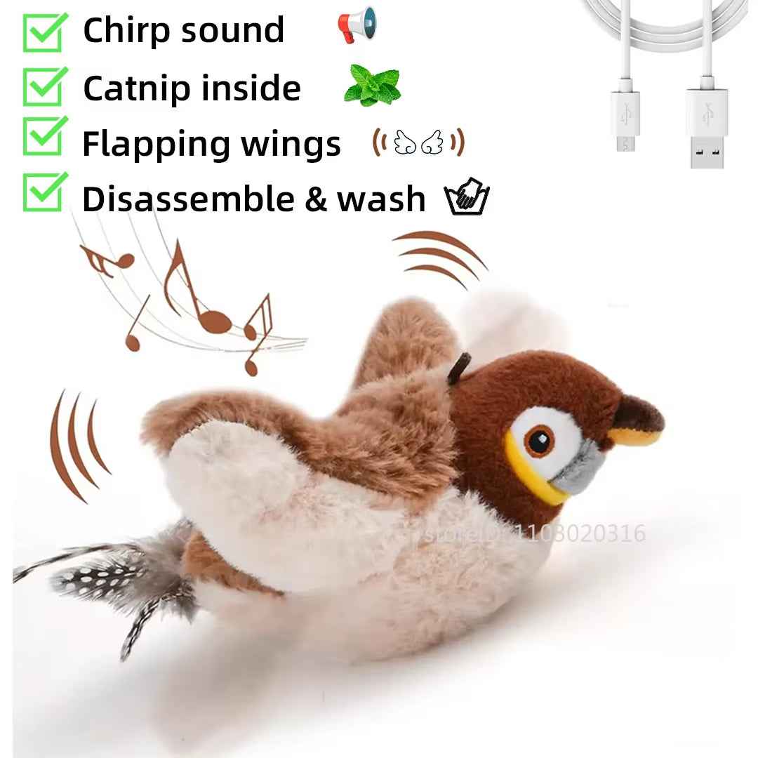 Rechargeable Flapping Cat Toy – Interactive Fun for Cats
