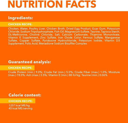 IAMS Grain Free Chicken Wet Cat Food Pate - Perfect Portions
