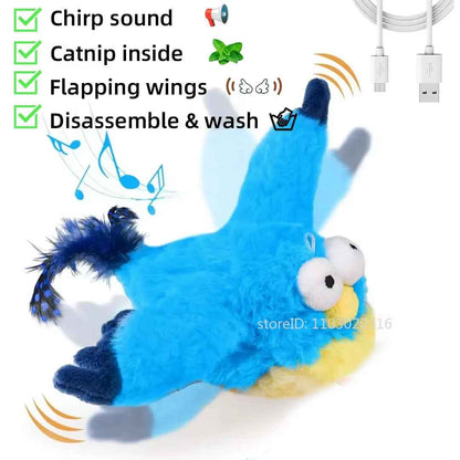 Rechargeable Flapping Cat Toy – Interactive Fun for Cats
