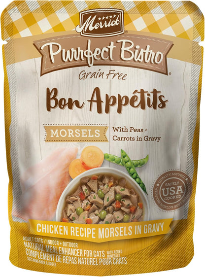 Grain-Free Chicken Wet Cat Food Merrick Purrfect Bistro - HuckMB Pet Supply