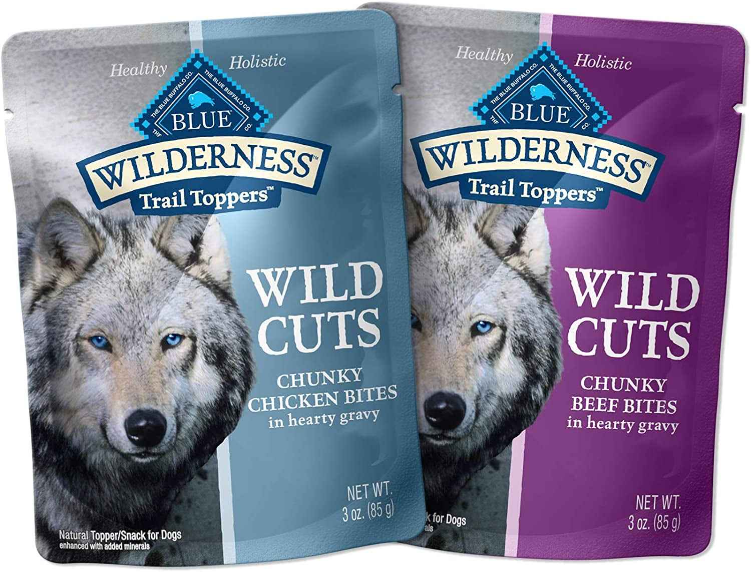 Blue Wilderness High Protein Dog Food Toppers Chicken & Beef