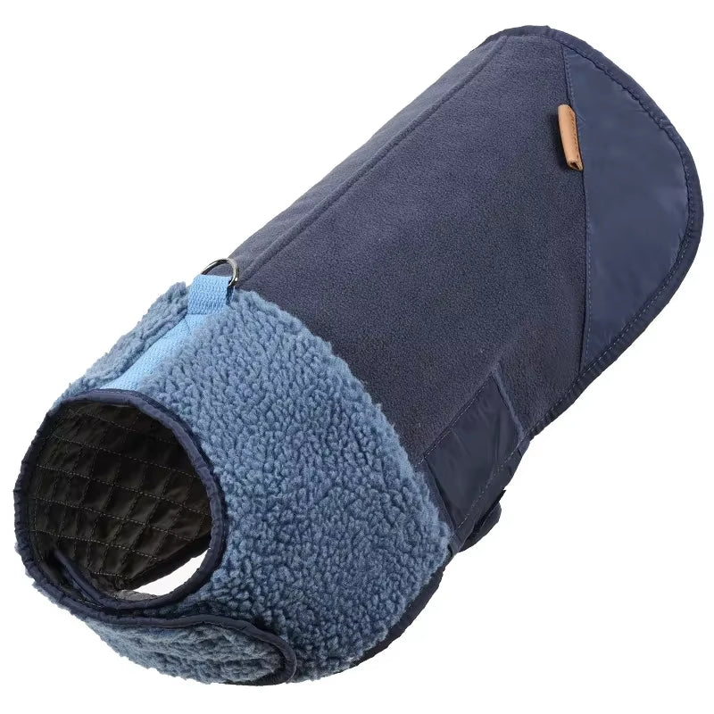 Warm Fleece Dog Jacket: Cozy Winter Coat for All Dogs - HuckMB Pet Supply