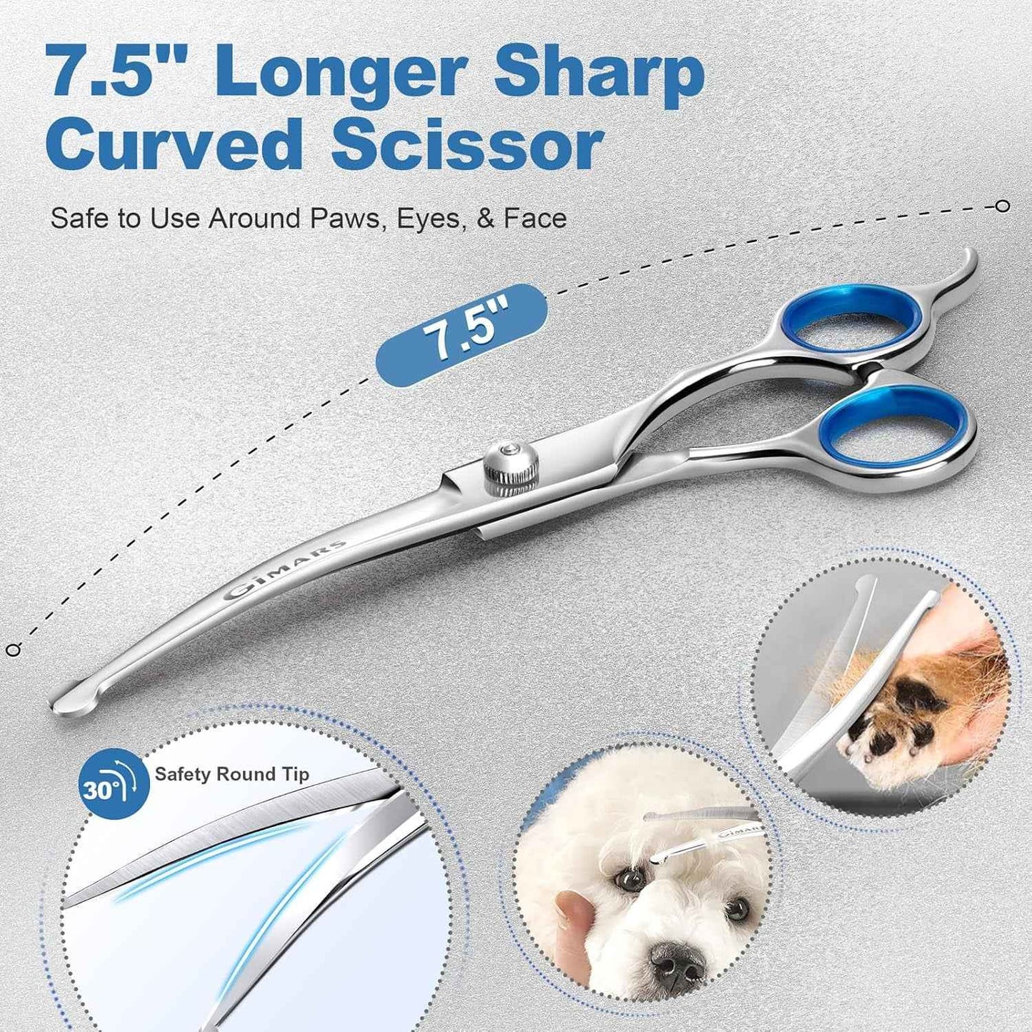 Durable Professional Dog Grooming Scissors Set
