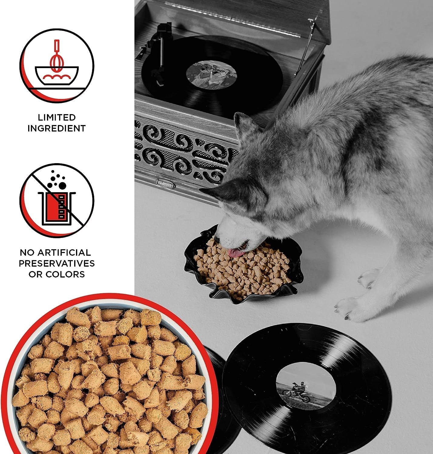 BIXBI Rawbble: 98% Beef Freeze Dried Dog Food, No Fillers - HuckMB Pet Supply