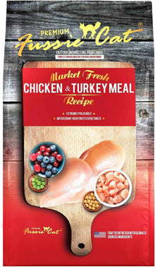 Fussie Cat Grain-Free Chicken & Turkey Dry Food 10Lb