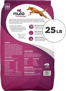 Nulo Frontrunner Ancient Grains High-Protein Dog Food 25lb