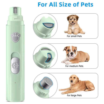 USB Electric Dog Nail Grinder: Painless, Rechargeable