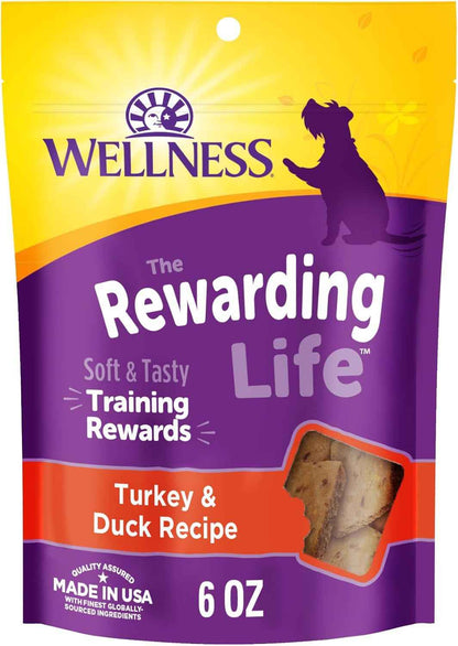 Grain-Free Soft Dog Training Treats with Turkey & Duck (6oz)