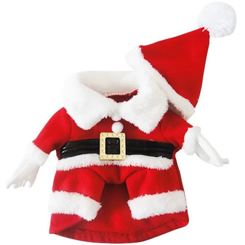 Christmas Pet Costume for Cats and Dogs - Warm 3D Fleece - HuckMB Pet Supply