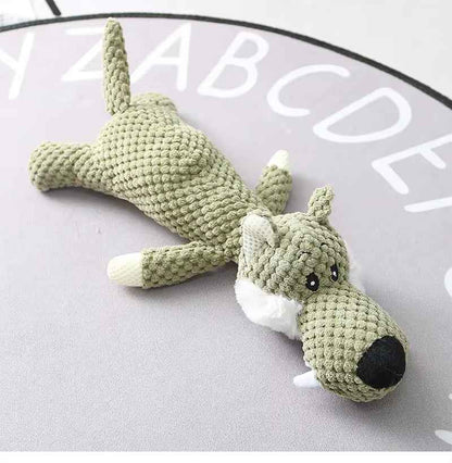 Interactive Squeaky Dog Toys for Teething