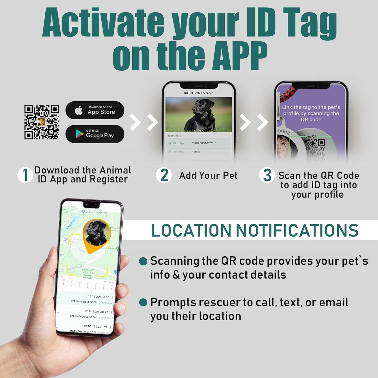 Durable Leather Dog Collar with Green Buckle - BRONZEDOG - HuckMB Pet Supply