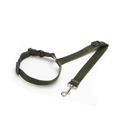 SafeRide DuoLeash: 2-in-1 Dog Car Seat Belt & Walking Leash