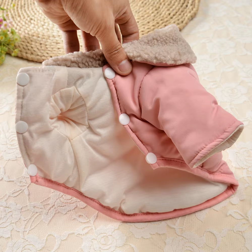Warm Dog Jacket for Small Breeds Winter Coat for Small Dogs - HuckMB Pet Supply