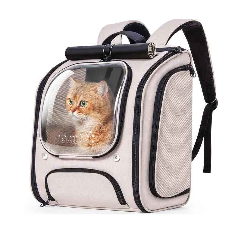 Pecute Cat Backpack Carrier, Large Space Cat Bubble Backpack