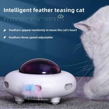 WhirlPlay UFO Teaser: Smart USB Cat Feather Toy for Fun