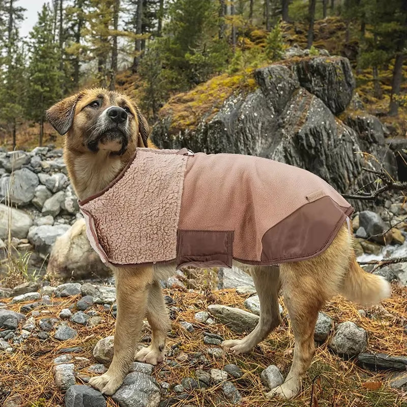 Warm Fleece Dog Jacket: Cozy Winter Coat for All Dogs - HuckMB Pet Supply