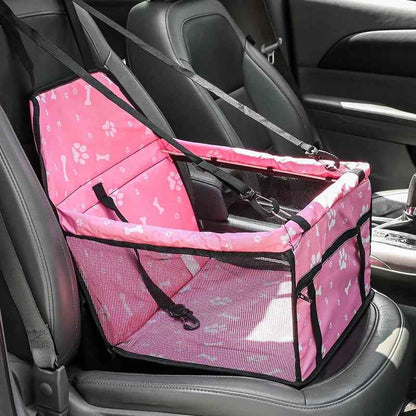 Foldable Dog Car Seat Cover: Secure Travel Hammock