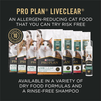 Purina LiveClear Weight Loss and Allergen Reducing Cat Food - HuckMB Pet Supply