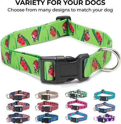 Classic American Flag Dog Collar - Adjustable & Durable
