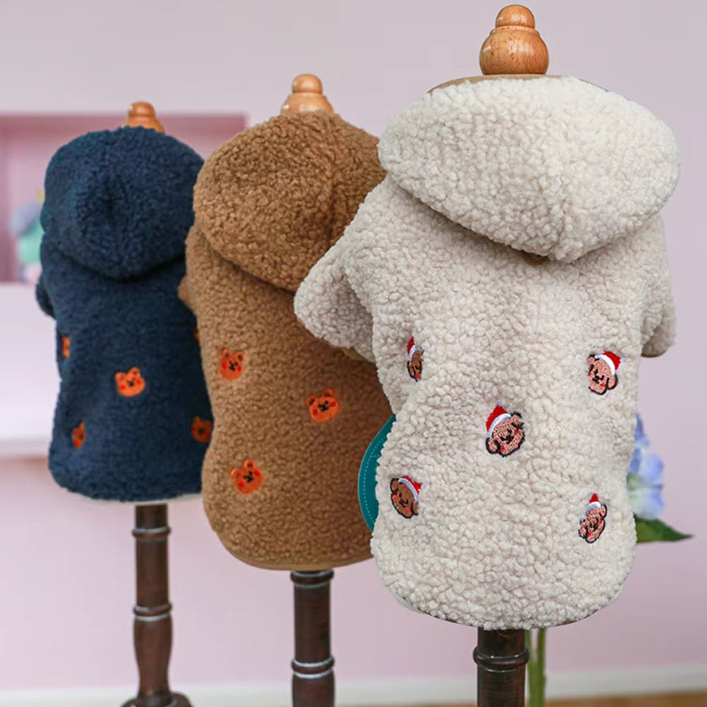 Winter Pet Coat: Stylish Fleece Jackets for Small Dogs - HuckMB Pet Supply