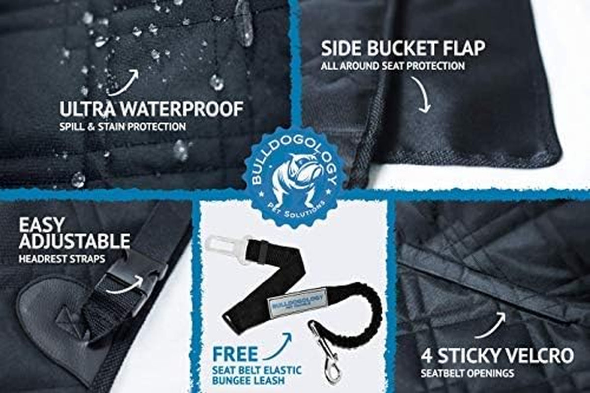 Waterproof Dog Car Seat Cover for SUVs - Backseat Protector - HuckMB Pet Supply