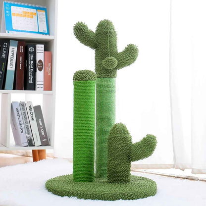 23" Cactus Cat Scratcher Post with Sisal Surface for Cats