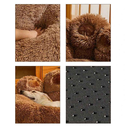 Plush Washable Warm Dog Sofa Bed: Cozy Comfort for Pets