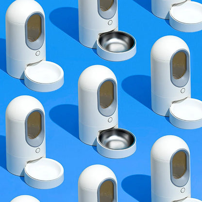 HEYBO Automatic Cat Feeder Timed Cat Food Dispenser Smart - HuckMB Pet Supply