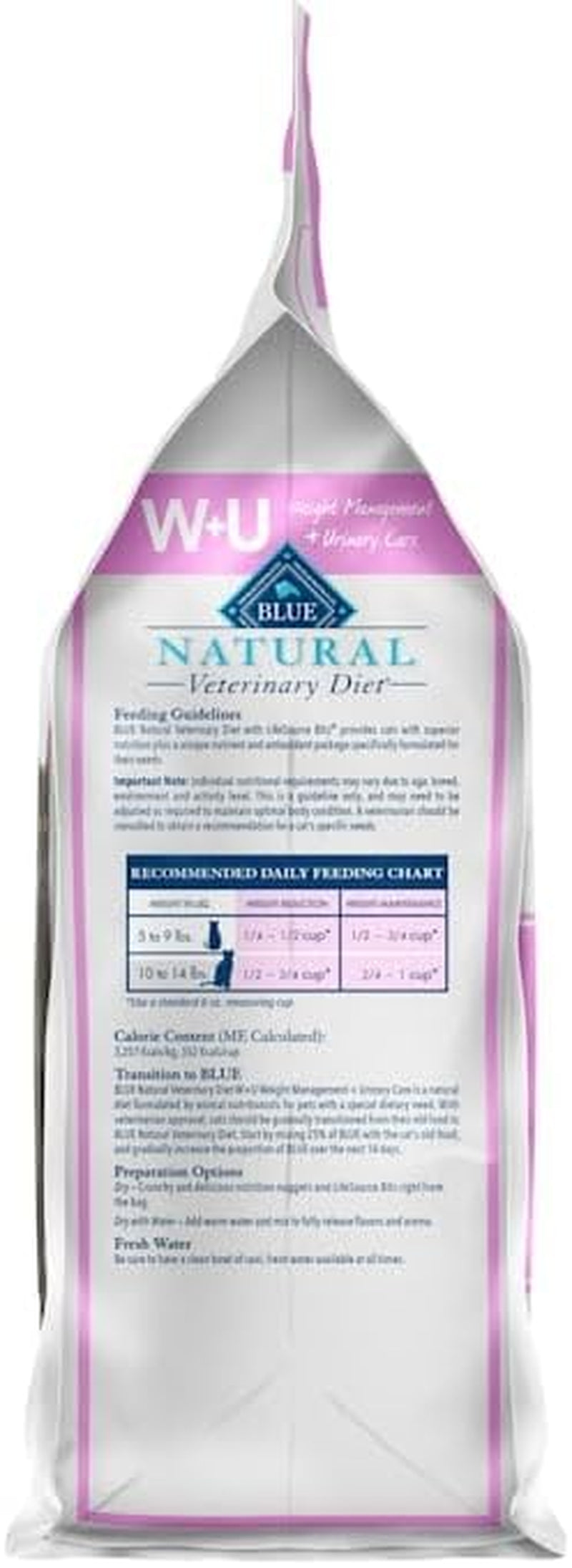 Blue Buffalo Cat Weight Urinary Care:Chicken Diet, 6.5Lb Bag - HuckMB Pet Supply