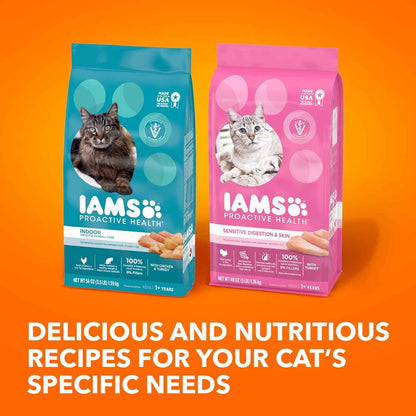 IAMS Salmon Dry Cat Food: Proactive Health for Adult Cats
