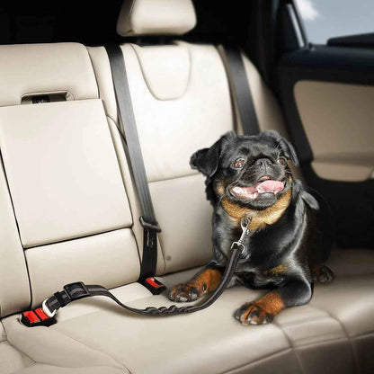 Adjustable Elastic Dog Car Seat Belt for Pet Travel Safety