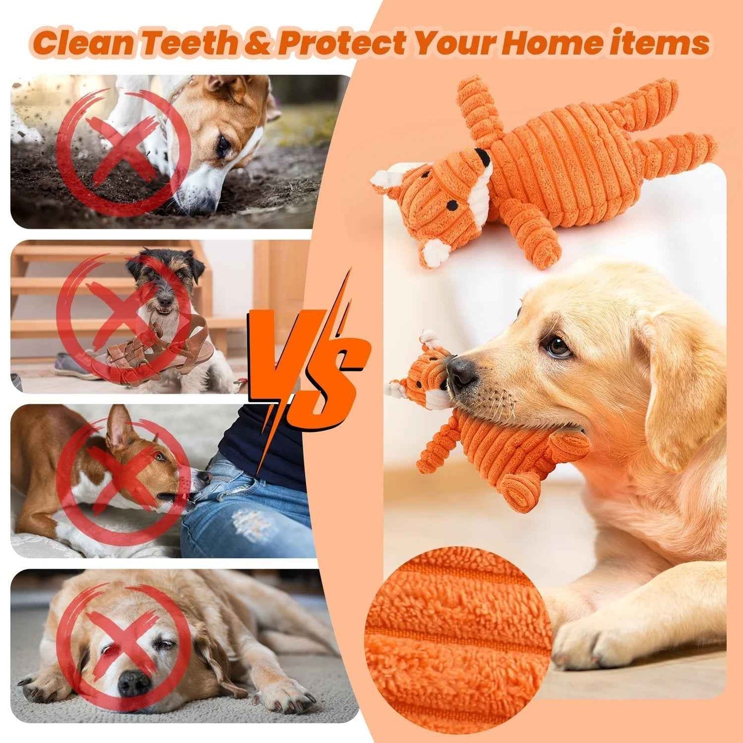 Puppy Teething Chew Toys Set: 10-Pack Squeaky & Rope Toys
