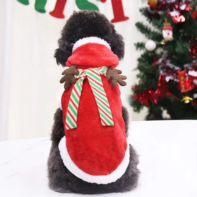 Festive Pet Costumes: Christmas Dog & Cat - HuckMB Pet Supply