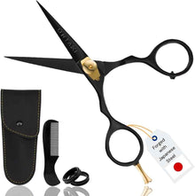 Japanese Steel Beard & Mustache Scissors - Precision Tool