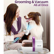 Low Noise Dog Grooming Vacuum Kit with 7 Tools by Oneisall