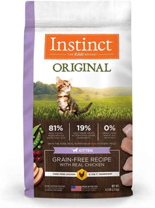Grain-Free High-Protein Kitten Food - Raw Coated Kibble