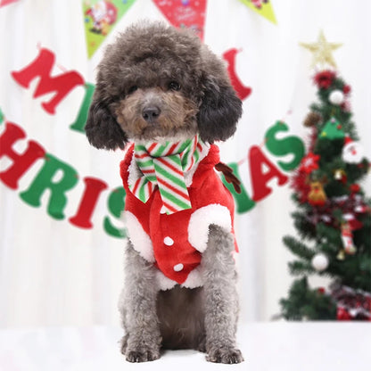 Festive Pet Costumes: Christmas Dog & Cat - HuckMB Pet Supply