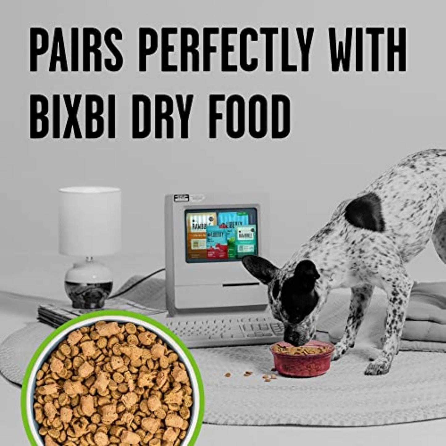 BIXBI Rawbble Pork Recipe: Freeze Dried Dog Food, 97% Meat - HuckMB Pet Supply