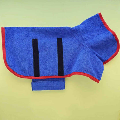 Quick Drying Absorbent Dog Bathrobe Towel for Pets