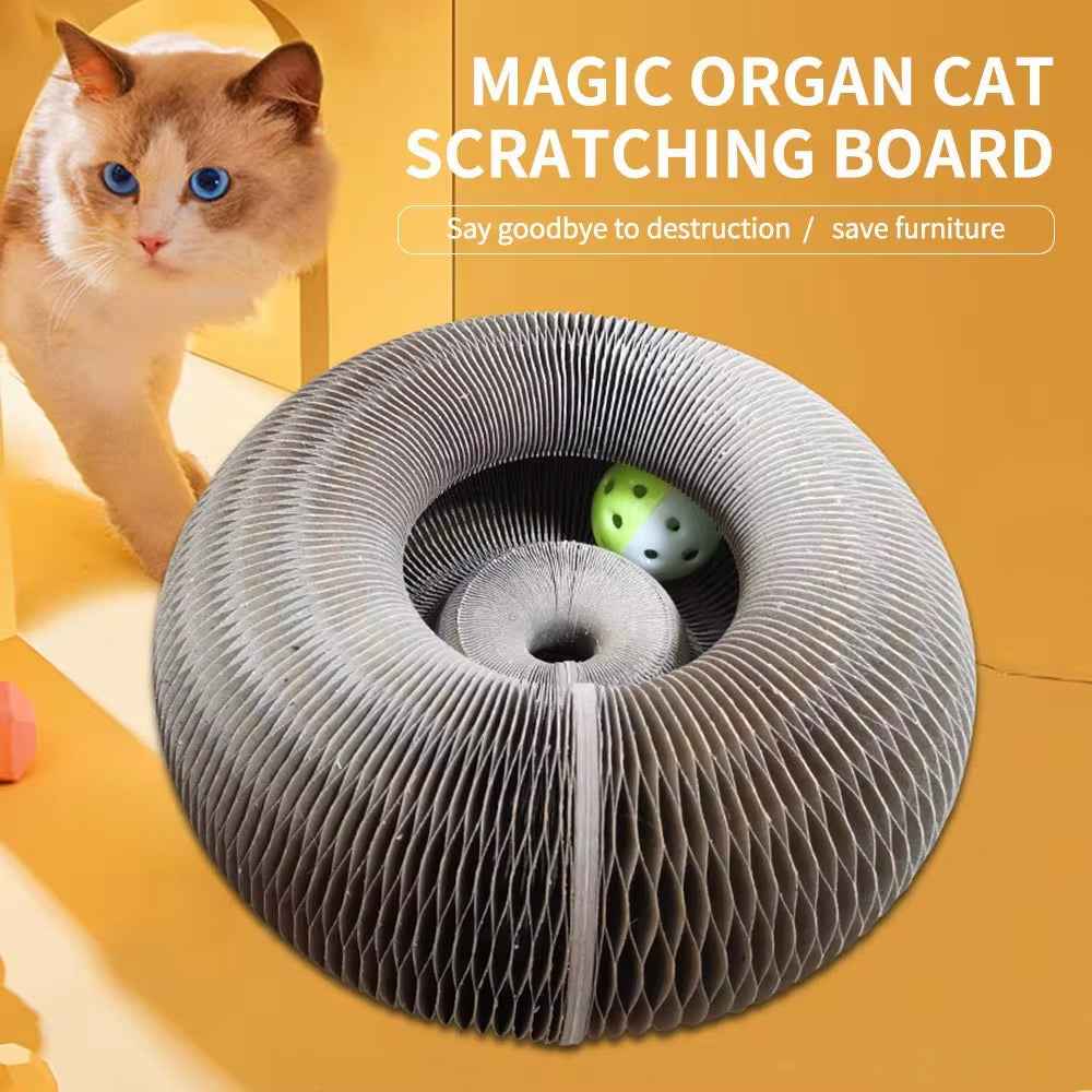 Foldable Cat Scratch Board Toy