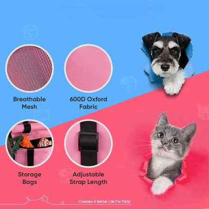 Pet Car Booster Seat for Small Dogs and Cats