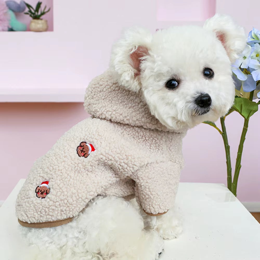 Winter Pet Coat: Stylish Fleece Jackets for Small Dogs - HuckMB Pet Supply
