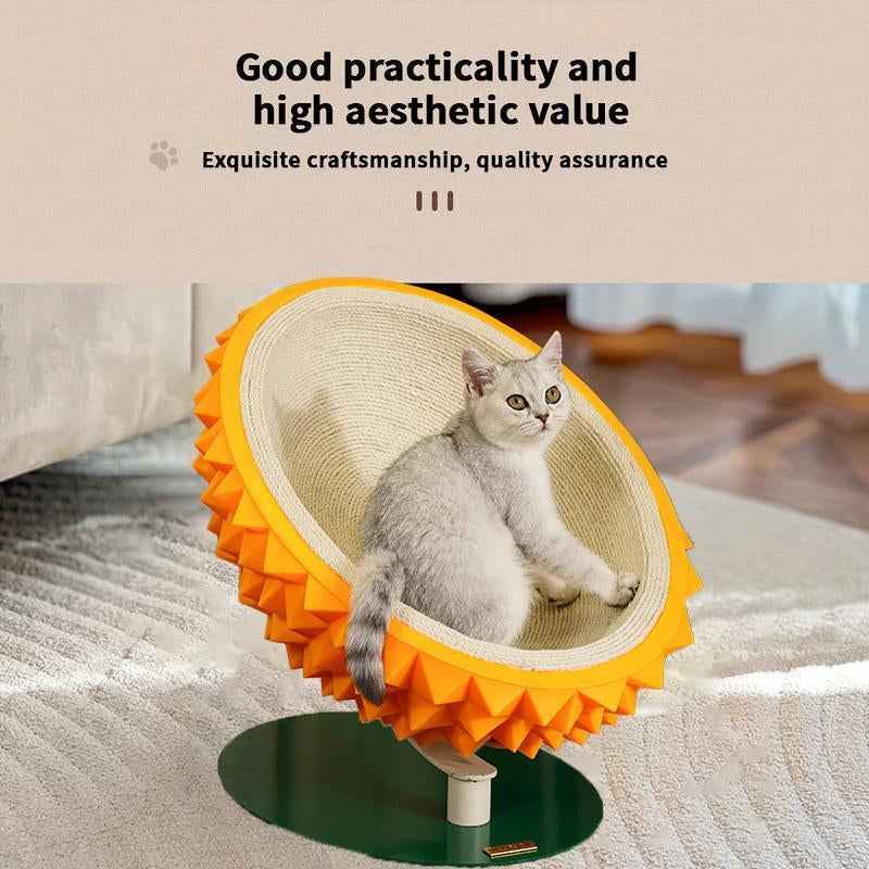 Durian Cat Scratching Bed - 3-in-1 Cozy and Durable House